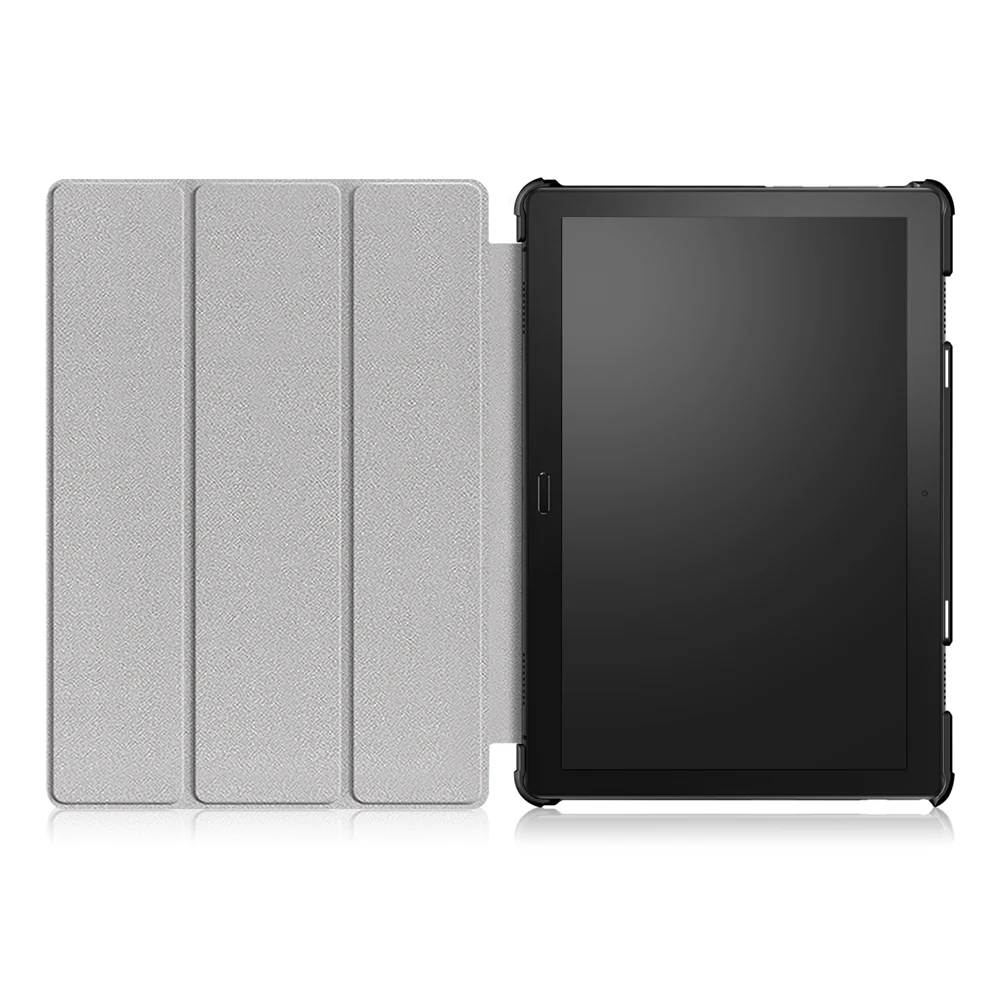 CVR-LN29 | Lenovo Tab P10 TB-X705F | Smart Folio Case with Tri-Fold Stand & PU Leather Cover - Image 4