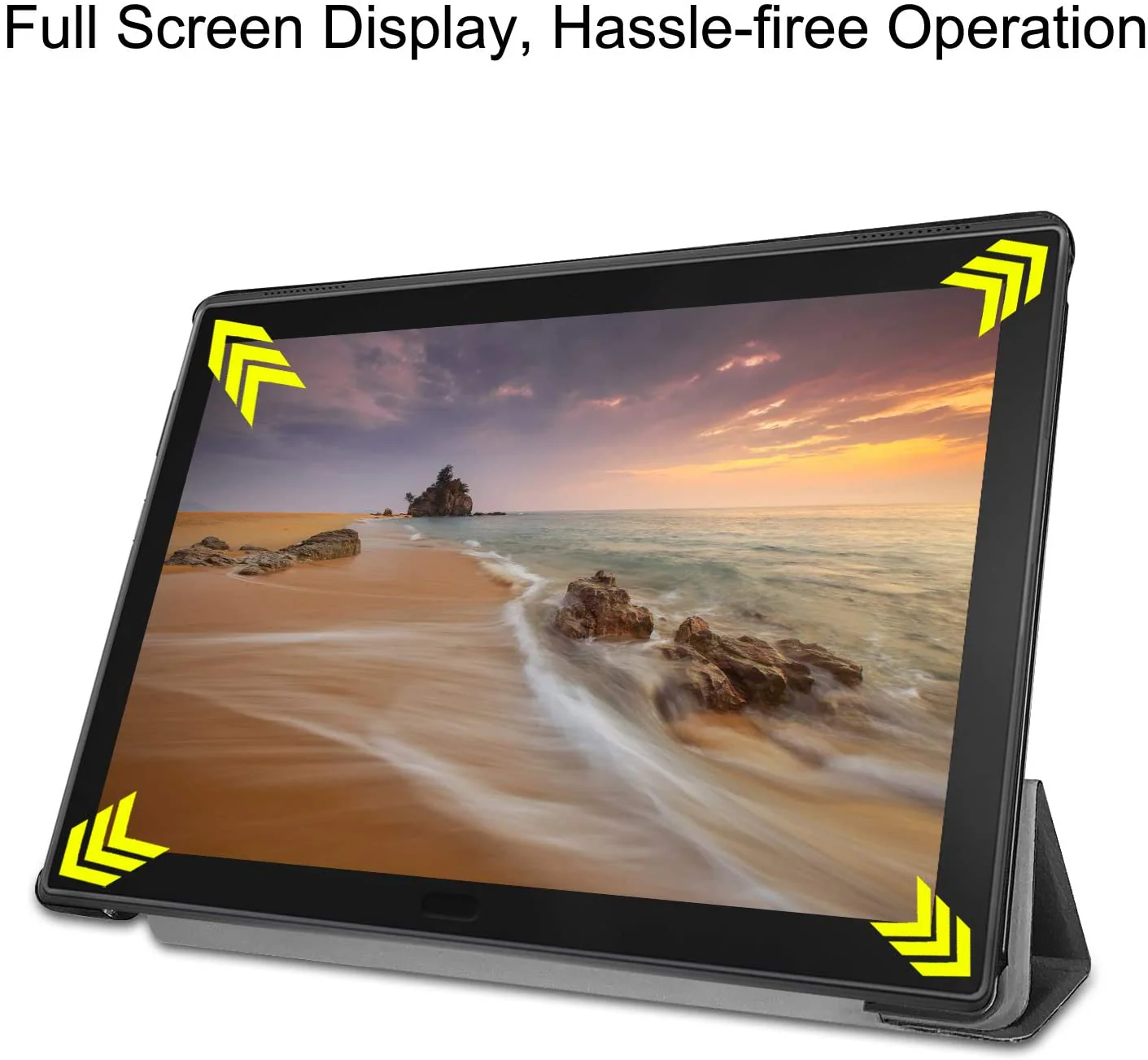 CVR-LN32 | Lenovo Tab E10 TB-X104 | Smart Folio Case with Tri-Fold Stand & PU Leather Cover - Image 6
