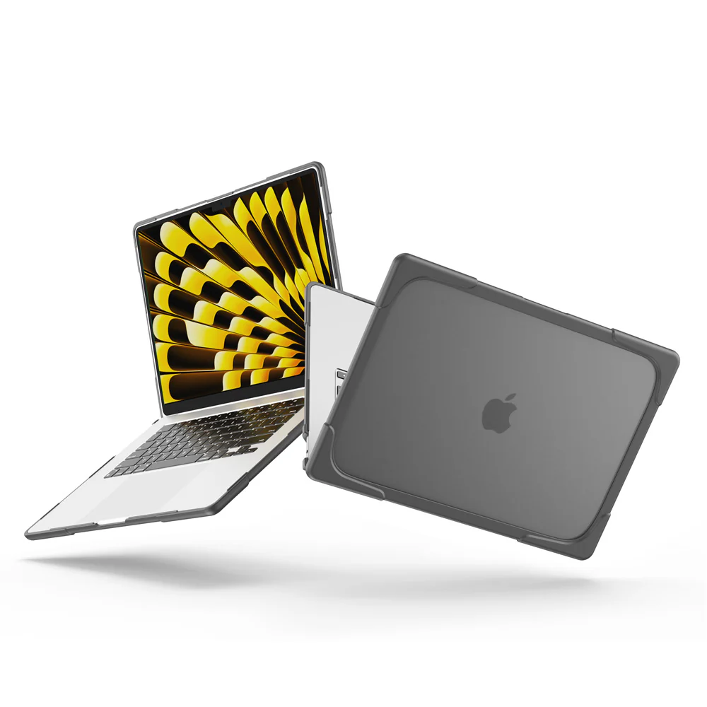 CVR-MB-A15 | MacBook Air 15" 2023 / 2024 / 2025 / 2026 (M2 A2941 / M3 A3114 / M4 A3241 / M5 A3448) | Heavy Duty Slim Hard Shell Dual Layer Protective Cover - Image 4