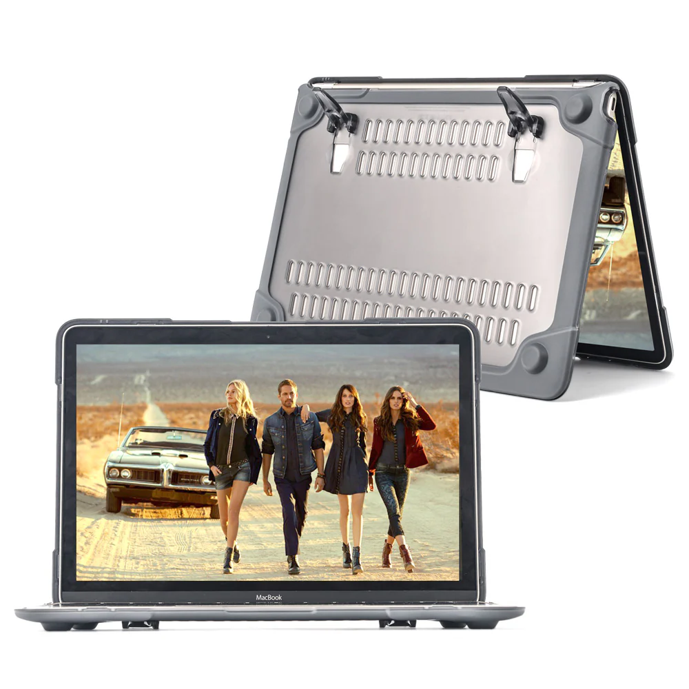 CVR-MB-P12 | MacBook Retina 12" A1534 | Heavy Duty Slim Hard Shell Dual Layer Protective Cover - Image 4