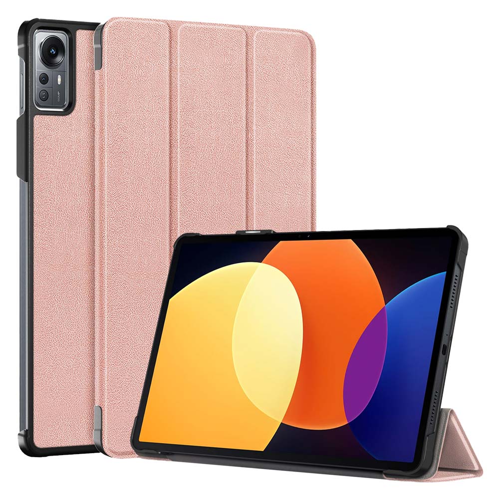 CVR-Mi-PAD5P | Xiaomi Mi Pad 5 Pro 12.4" | Smart Folio Case with Tri-Fold Stand & PU Leather Cover - Image 12