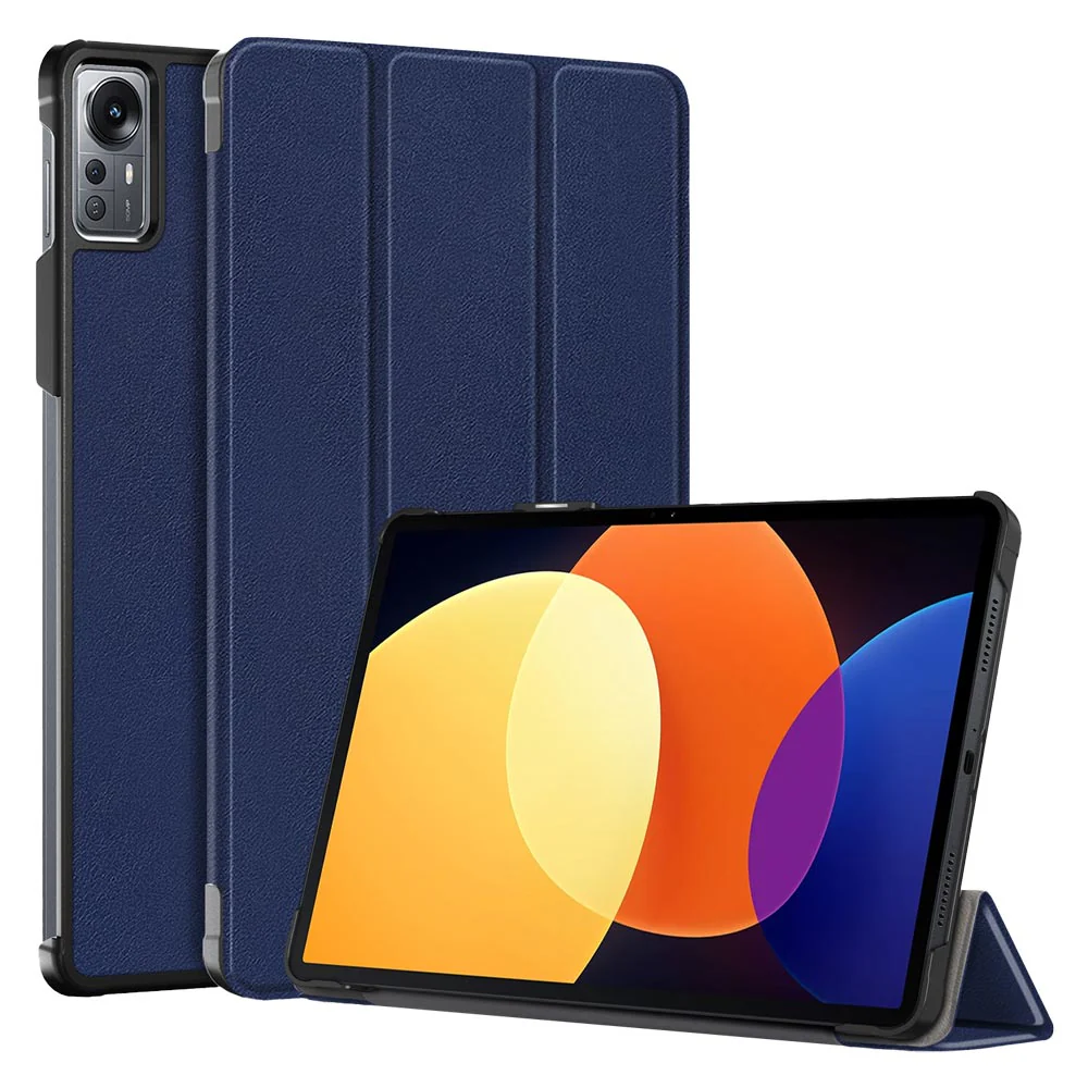 CVR-Mi-PAD5P | Xiaomi Mi Pad 5 Pro 12.4" | Smart Folio Case with Tri-Fold Stand & PU Leather Cover - Image 8