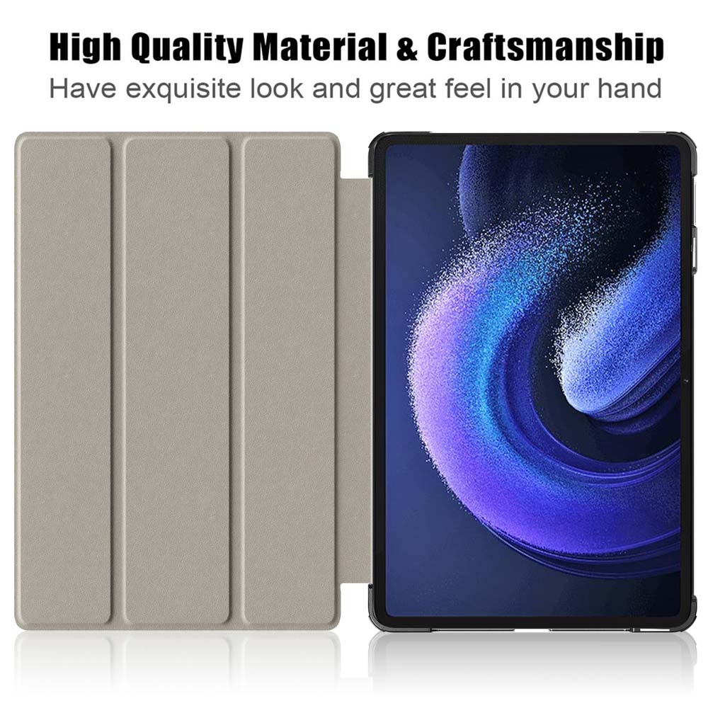 CVR-Mi-PAD6 | Xiaomi Pad 6 / 6 Pro | Smart Folio Case with Tri-Fold Stand & PU Leather Cover - Image 5