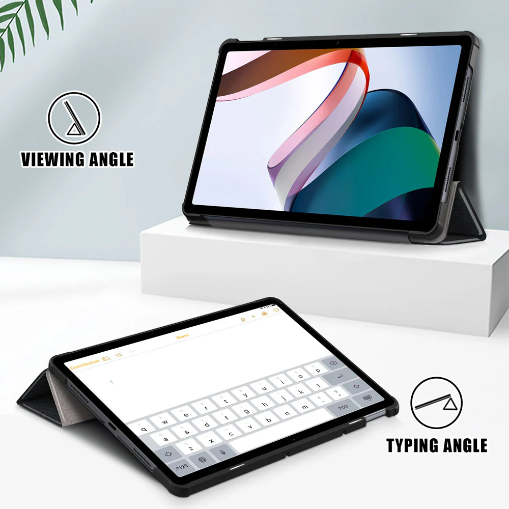 CVR-Mi-RMP | Xiaomi Redmi Pad | Smart Folio Case with Tri-Fold Stand & PU Leather Cover - Image 3