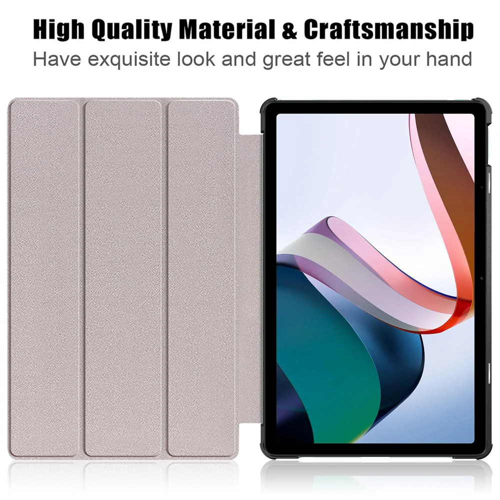 CVR-Mi-RMP | Xiaomi Redmi Pad | Smart Folio Case with Tri-Fold Stand & PU Leather Cover - Image 5