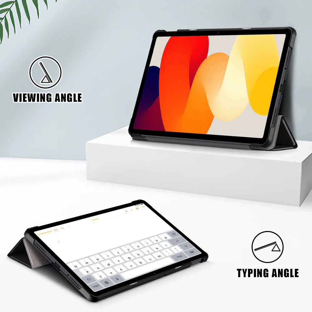 CVR-Mi-RMPSE | Xiaomi Redmi Pad SE ( 11" ) | Smart Folio Case with Tri-Fold Stand & PU Leather Cover - Image 3