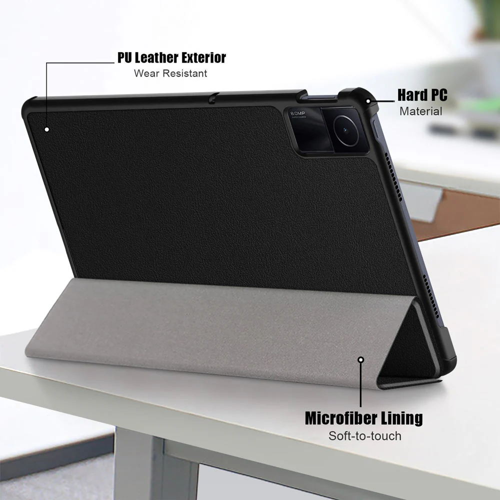 CVR-Mi-RMPSE | Xiaomi Redmi Pad SE ( 11" ) | Smart Folio Case with Tri-Fold Stand & PU Leather Cover - Image 7