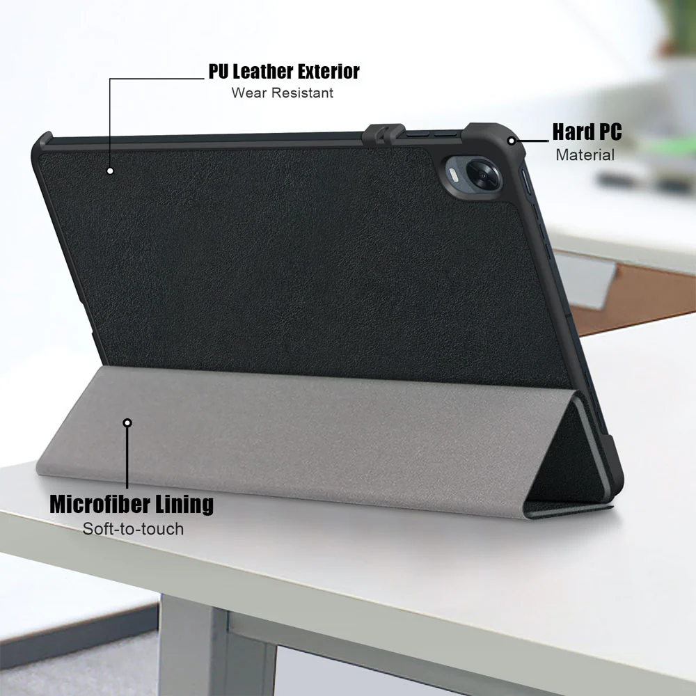 CVR-OP-PAD1 | OPPO Pad | Smart Folio Case with Tri-Fold Stand & PU Leather Cover - Image 7