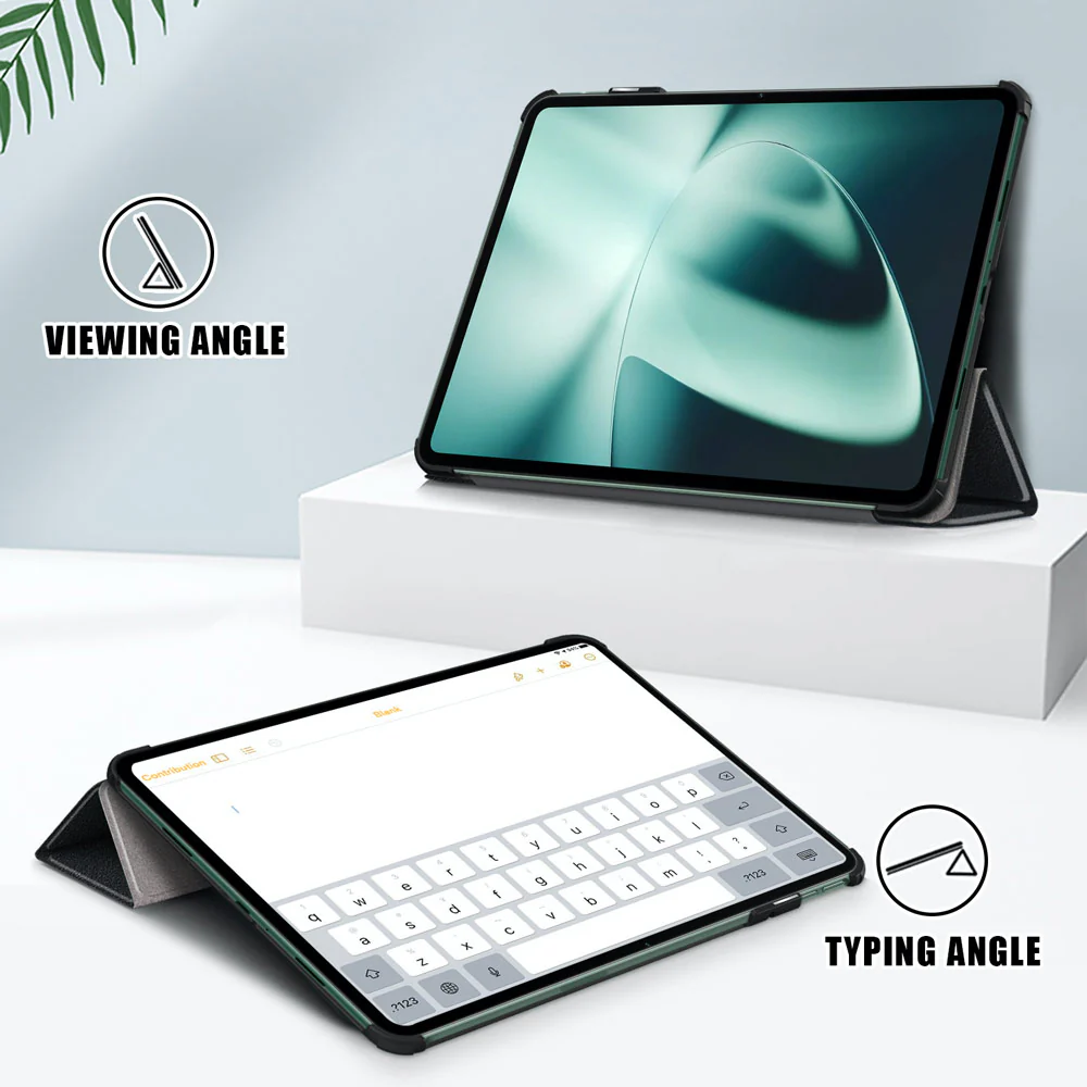 CVR-PL-PAD1 | OnePlus Pad | Smart Folio Case with Tri-Fold Stand & PU Leather Cover - Image 3