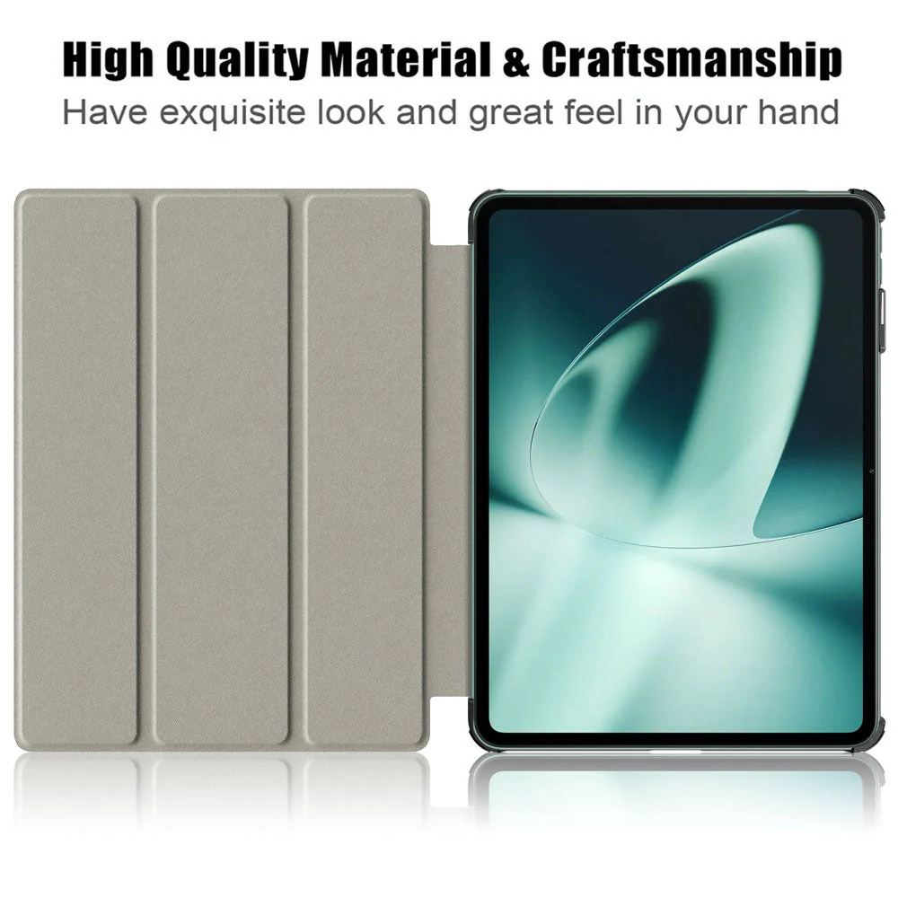 CVR-PL-PAD1 | OPPO Pad 2 | Smart Folio Case with Tri-Fold Stand & PU Leather Cover - Image 5