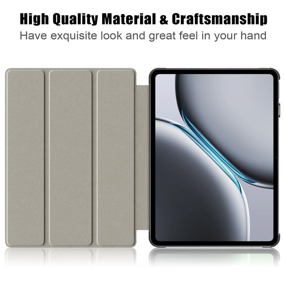 CVR-PL-PAD2 | OnePlus Pad 2 | Smart Folio Case with Tri-Fold Stand & PU Leather Cover - Image 3
