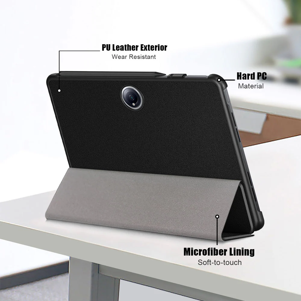 CVR-PL-PAD2 | OnePlus Pad 2 | Smart Folio Case with Tri-Fold Stand & PU Leather Cover - Image 7