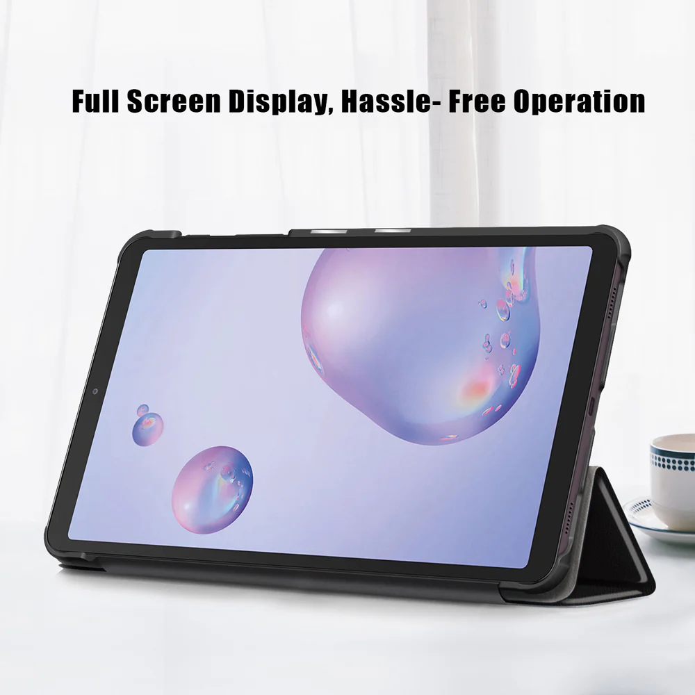 CVR-SS-P200 | Samsung Galaxy Tab A 8.0 & S Pen (2019) P200 P205 | Smart Folio Case with Tri-Fold Stand & PU Leather Cover - Image 4