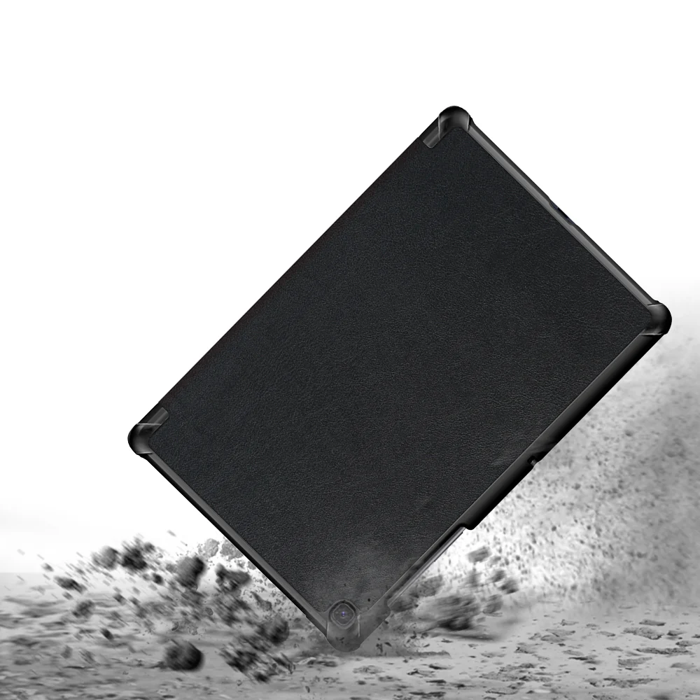 CVR-SS-T720 | Samsung Galaxy Tab S5e T720 T725 | Smart Folio Case with Tri-Fold Stand & PU Leather Cover - Image 6