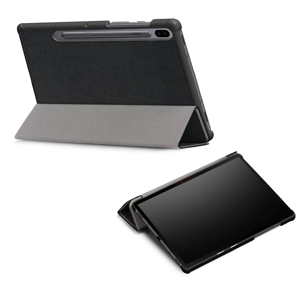 CVR-SS-T860 | Samsung Galaxy Tab S6 T860 T865 | Smart Folio Case with Tri-Fold Stand & PU Leather Cover - Image 5