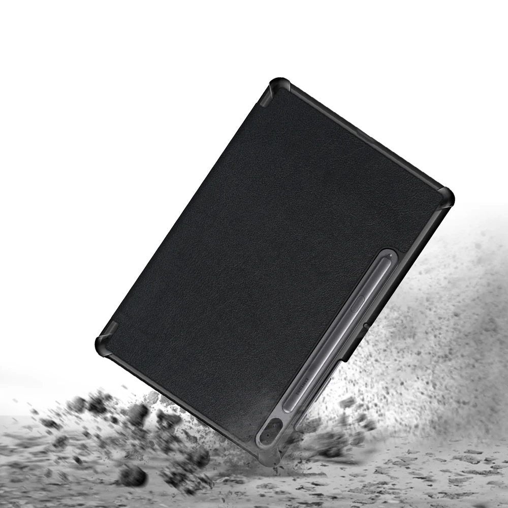 CVR-SS-T860 | Samsung Galaxy Tab S6 T860 T865 | Smart Folio Case with Tri-Fold Stand & PU Leather Cover - Image 6