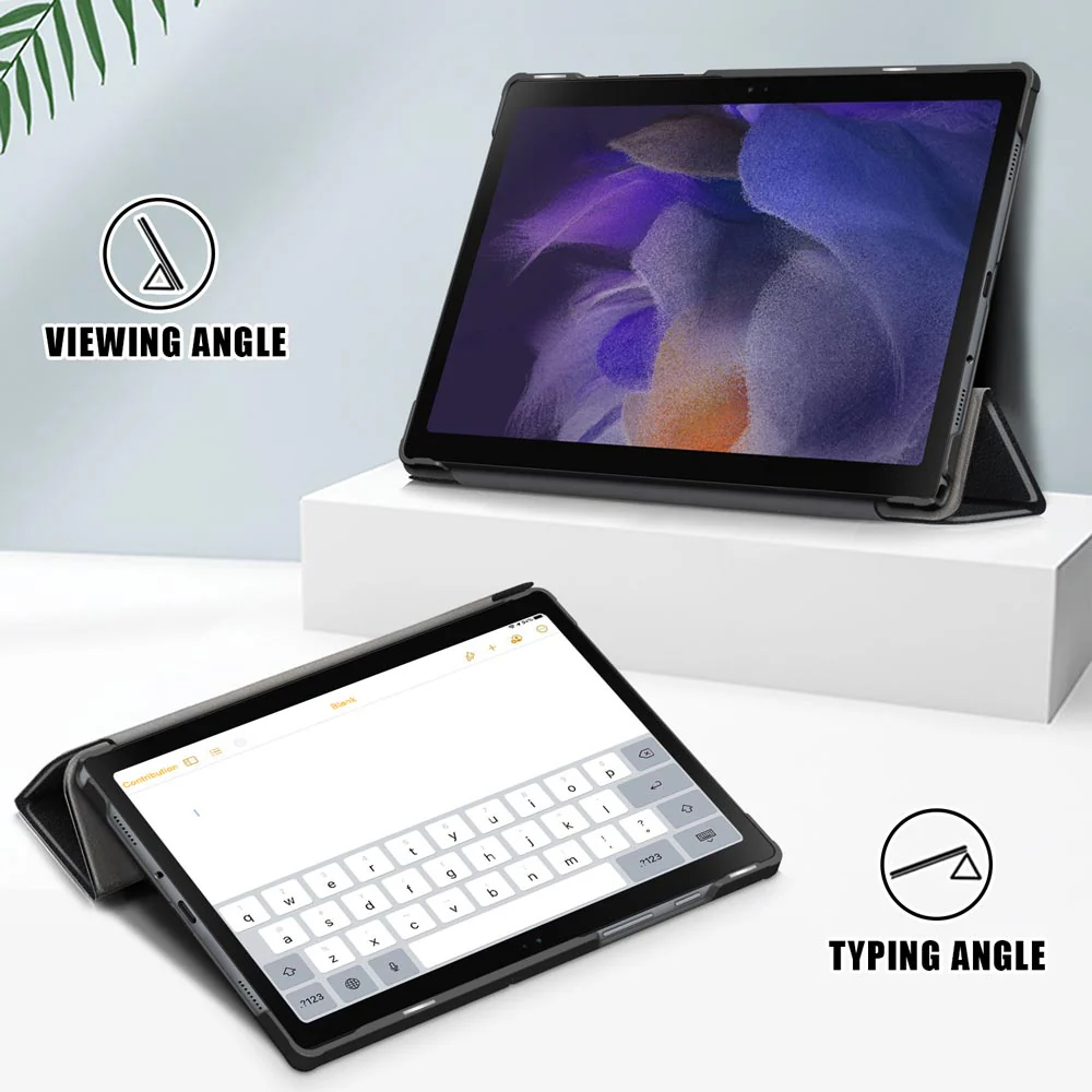 CVR-SS-X205 | Samsung Galaxy Tab A8 SM-X200 / X205 | Smart Folio Case with Tri-Fold Stand & PU Leather Cover - Image 3