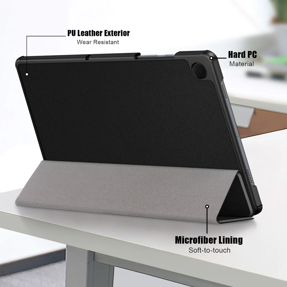 CVR-SS-X210 | Samsung Galaxy Tab A9+ A9 Plus ( 11" ) SM-X210 / SM-X215 / SM-X216 | Smart Folio Case with Tri-Fold Stand & PU Leather Cover - Image 7