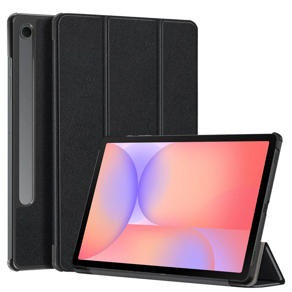 CVR-SS-X710 | Samsung Galaxy Tab S10 FE SM-X520 X526 X528 / S10 Lite SM-X400 X406 | Smart Folio Case with Tri-Fold Stand & PU Leather Cover - Image 2