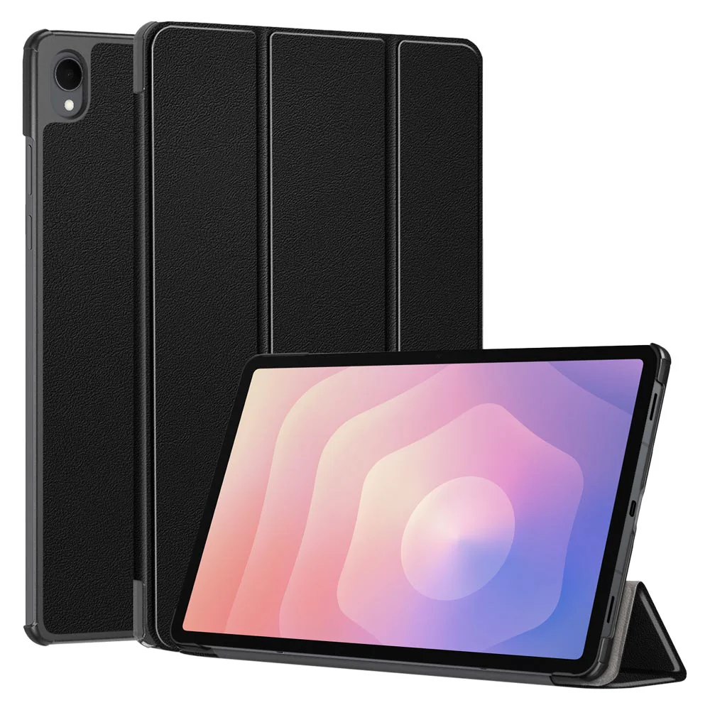 CVR-SS-X730 | Samsung Galaxy Tab S11 SM-X730 / X736 / X738 | Smart Folio Case with Tri-Fold Stand & PU Leather Cover