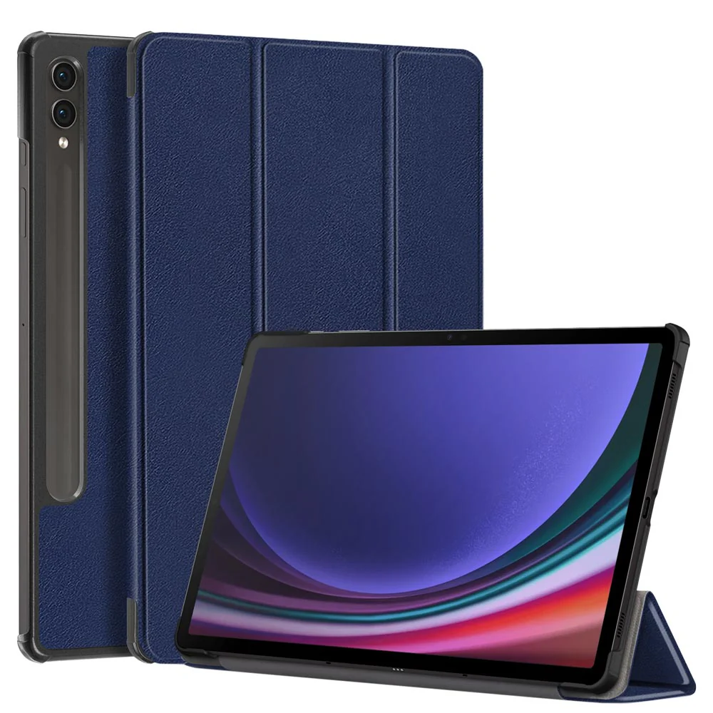 CVR-SS-X810 | Samsung Galaxy Tab S9+ S9 Plus SM-X810 / X816 / X818 | Smart Folio Case with Tri-Fold Stand & PU Leather Cover - Image 11