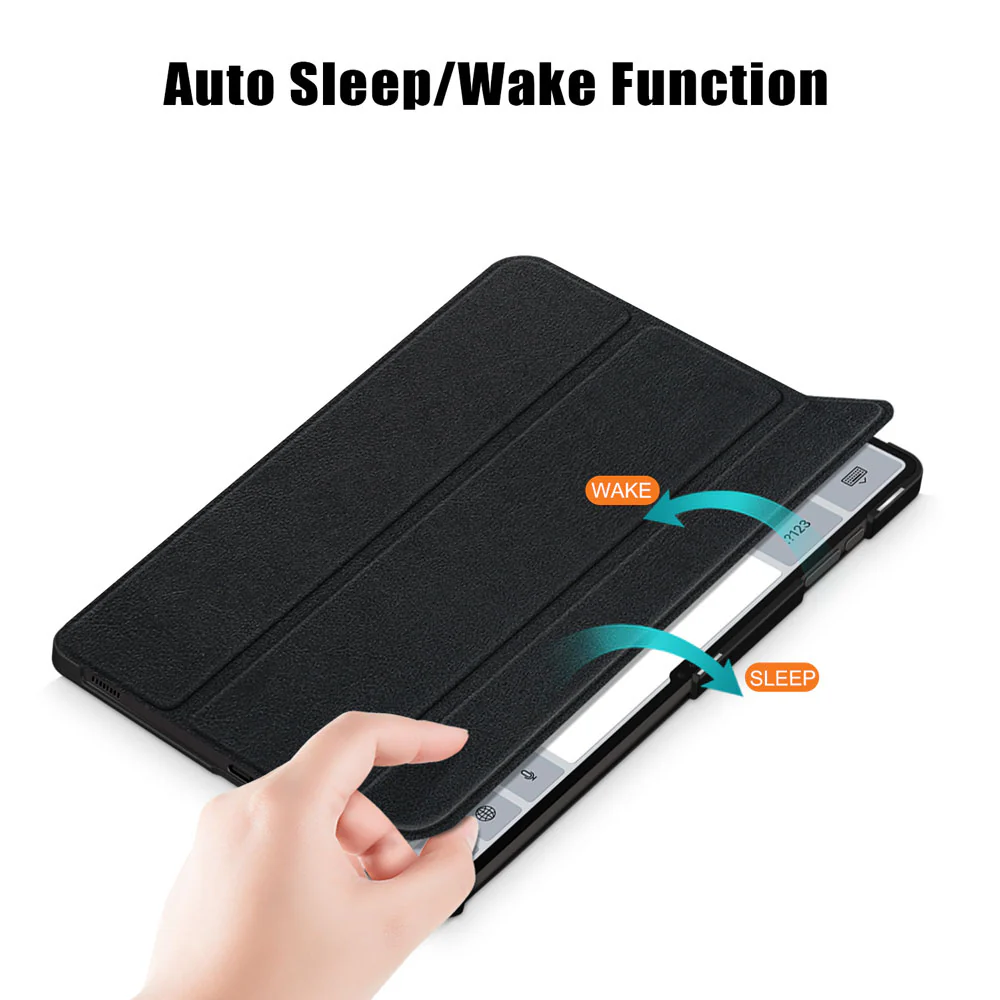 CVR-SS-X910 | Samsung Galaxy Tab S10 Ultra SM-X920 / X926B | Smart Folio Case with Tri-Fold Stand & PU Leather Cover - Image 7