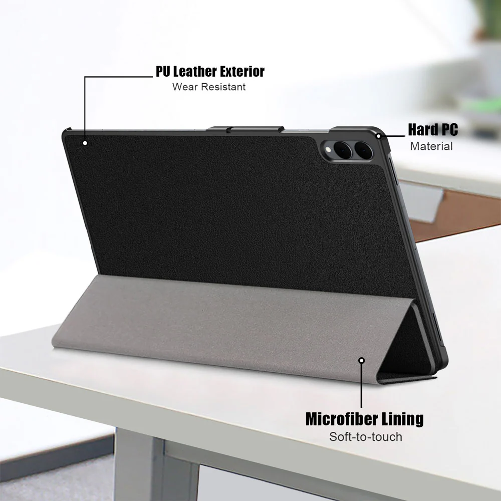 CVR-SS-X930 | Samsung Galaxy Tab S11 Ultra SM-X930 / X936 | Smart Folio Case with Tri-Fold Stand & PU Leather Cover - Image 7