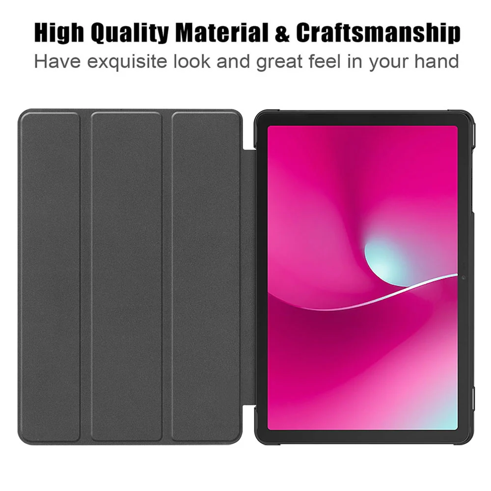 CVR-TMO-TAB2 | T-Mobile REVVL Tab 2 | Smart Folio Case with Tri-Fold Stand & PU Leather Cover - Image 5