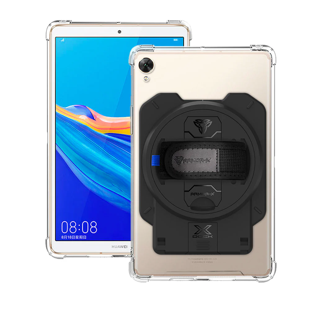 DAN-HW-M6*8.4 | Huawei MediaPad M6 8.4 | Ultra Slim 4 Corner Anti-Impact Tablet Case With X-DOCK Modular Eco-System