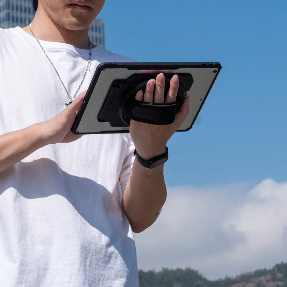 DAN-iPad-PR1 | iPad Air 2 | Ultra Slim 4 Corner Anti-Impact Tablet Case With X-DOCK Modular Eco-System - Image 2