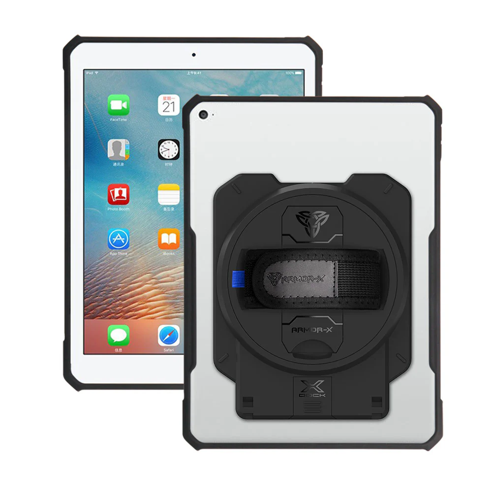 DAN-iPad-PR1 | iPad Pro 9.7 2016 | Ultra Slim 4 Corner Anti-Impact Tablet Case With X-DOCK Modular Eco-System