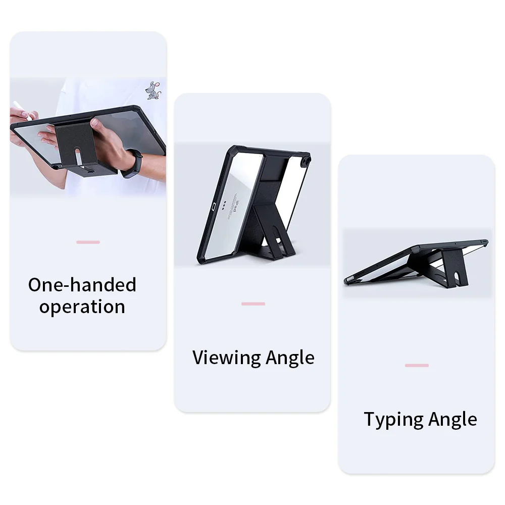 DKN-iPad-A4 | iPad Air 4 2020 / iPad Air 5 2022 | Ultra Slim 4 Corner Shockproof Case With Magnetic Kick-stand Supports Apple Pencil 2 Wireless Charging - Image 7