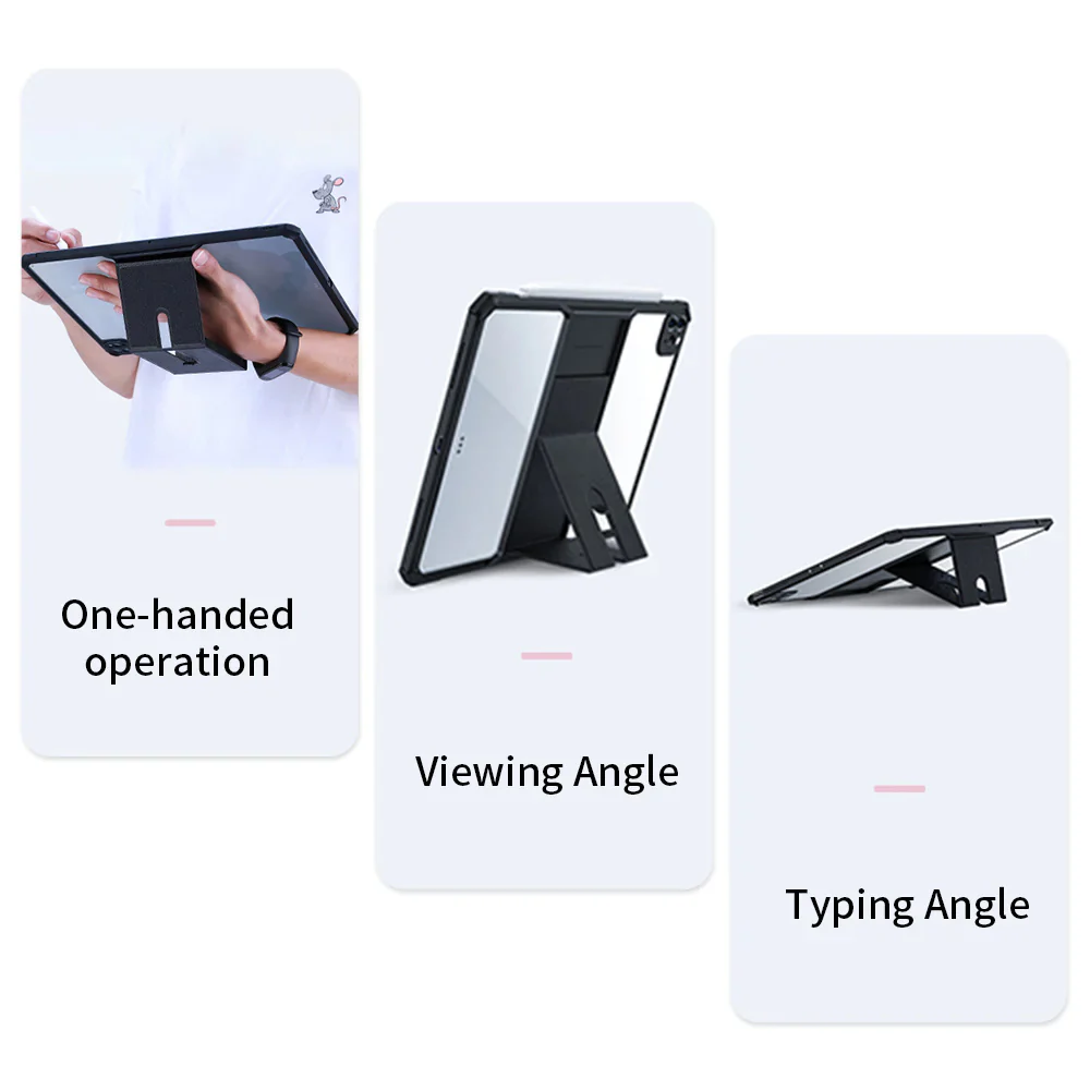 DKN-Mi-PAD6 | Xiaomi Pad 6 / 6 Pro | Ultra Slim 4 Corner Shockproof Case With Magnetic Kick-stand - Image 9