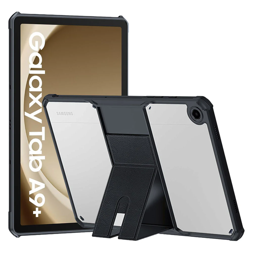 DKN-SS-X210 | Samsung Galaxy Tab A9+ A9 Plus ( 11" ) SM-X210 / SM-X215 / SM-X216 | Ultra Slim 4 Corner Shockproof Case With Magnetic Kick-stand