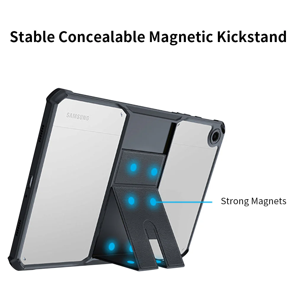 DKN-SS-X210 | Samsung Galaxy Tab A9+ A9 Plus ( 11" ) SM-X210 / SM-X215 / SM-X216 | Ultra Slim 4 Corner Shockproof Case With Magnetic Kick-stand - Image 8