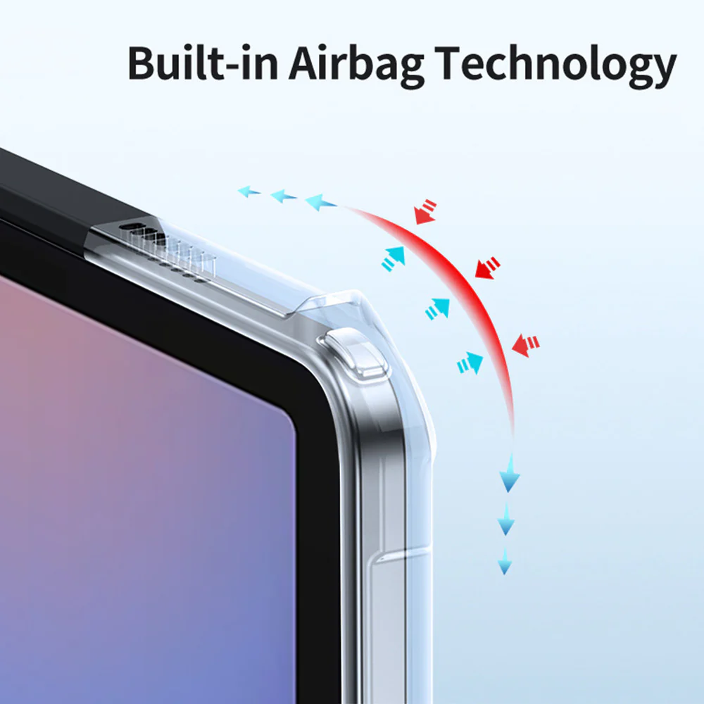 DKN-SS-X810 | Samsung Galaxy Tab S9+ S9 Plus SM-X810 / X816 / X818 | Ultra Slim 4 Corner Shockproof Case With Magnetic Kick-stand - Image 7
