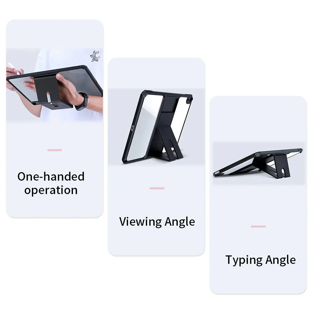 DKN-SS-X810 | Samsung Galaxy Tab S9+ S9 Plus SM-X810 / X816 / X818 | Ultra Slim 4 Corner Shockproof Case With Magnetic Kick-stand - Image 9