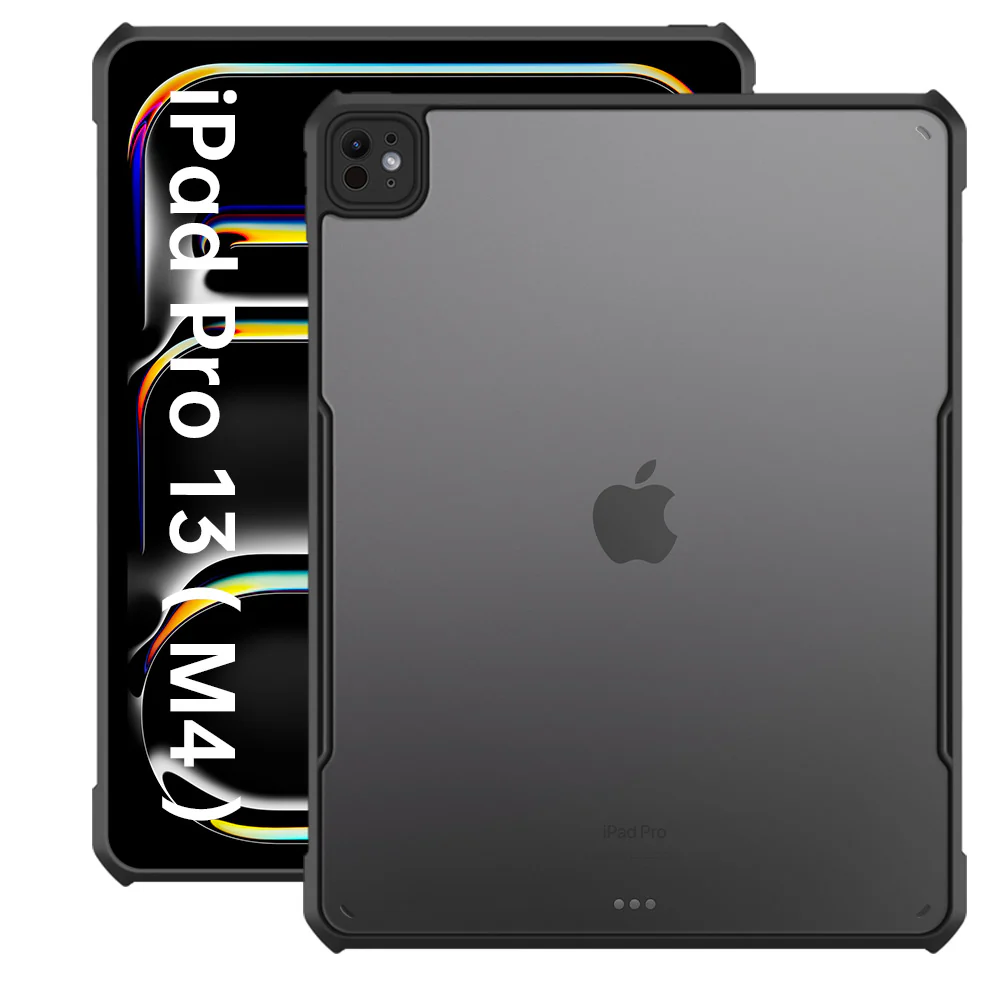 DN-iPad-PR10 | iPad Pro 13 (M4) / (M5) | Ultra slim 4 corner Anti-impact tablet case Supports Apple Pencil Pro Wireless Charging