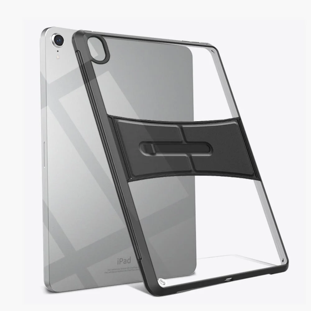 DT-iPad-M6 | iPad mini 6 case | Shockproof Rugged Case Transparent TPU Back Shell With Kickstand - Image 5