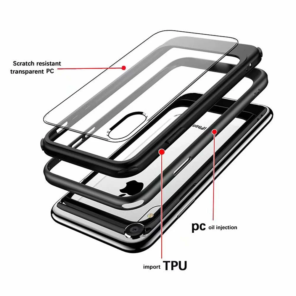 DX-IPHXM-BL | iPhone XS MAX Case | 2-Layer Shock-Absorption Drop Protection Case w/ KEY Mount & Carabiner -Blue - Image 7