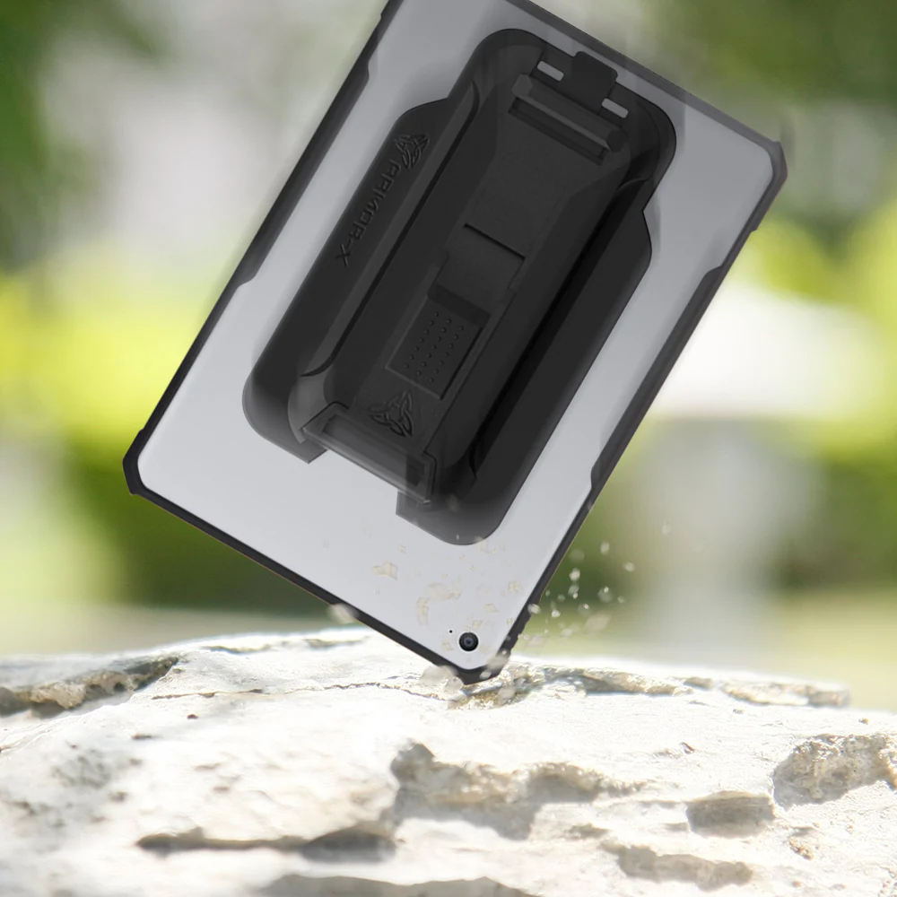 DXS-iPad-M5 | iPad mini 5 / mini 4 | Ultra slim 4 corner Anti-impact tablet case with hand strap kick-stand & X-Mount - Image 6
