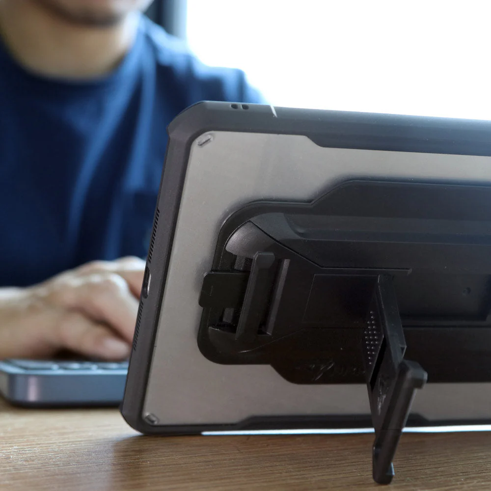 DXS-Mi-PAD6 | Xiaomi Pad 6 / 6 Pro | Ultra slim 4 corner Anti-impact tablet case with hand strap kick-stand & X-Mount - Image 5