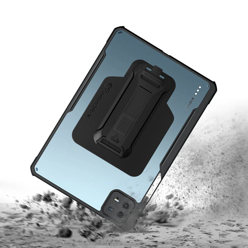DXS-Mi-PAD6 | Xiaomi Pad 6 / 6 Pro | Ultra slim 4 corner Anti-impact tablet case with hand strap kick-stand & X-Mount - Image 7