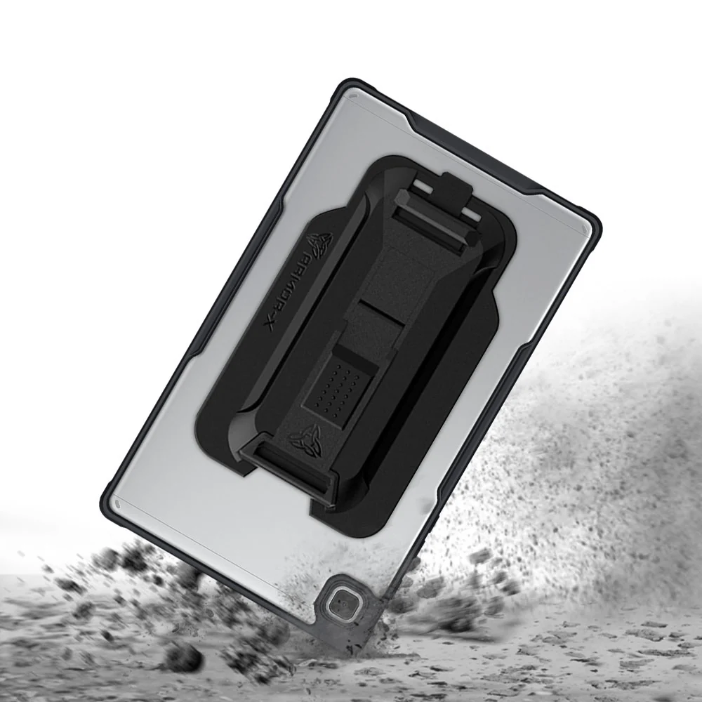 DXS-SS-T225 | Samsung Galaxy Tab A7 Lite SM-T225 / SM-T220 / SM-T225N / SM-T227U | Ultra slim 4 corner Anti-impact tablet case with hand strap kick-stand & X-Mount - Image 7