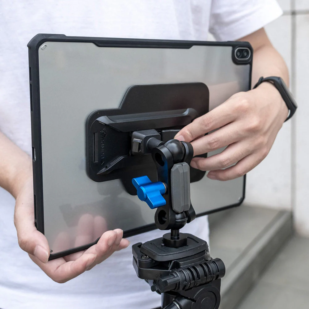 DXS-SS-X210 | Samsung Galaxy Tab A9+ A9 Plus ( 11" ) SM-X210 / SM-X215 / SM-X216 | Ultra slim 4 corner Anti-impact tablet case with hand strap kick-stand & X-Mount - Image 6