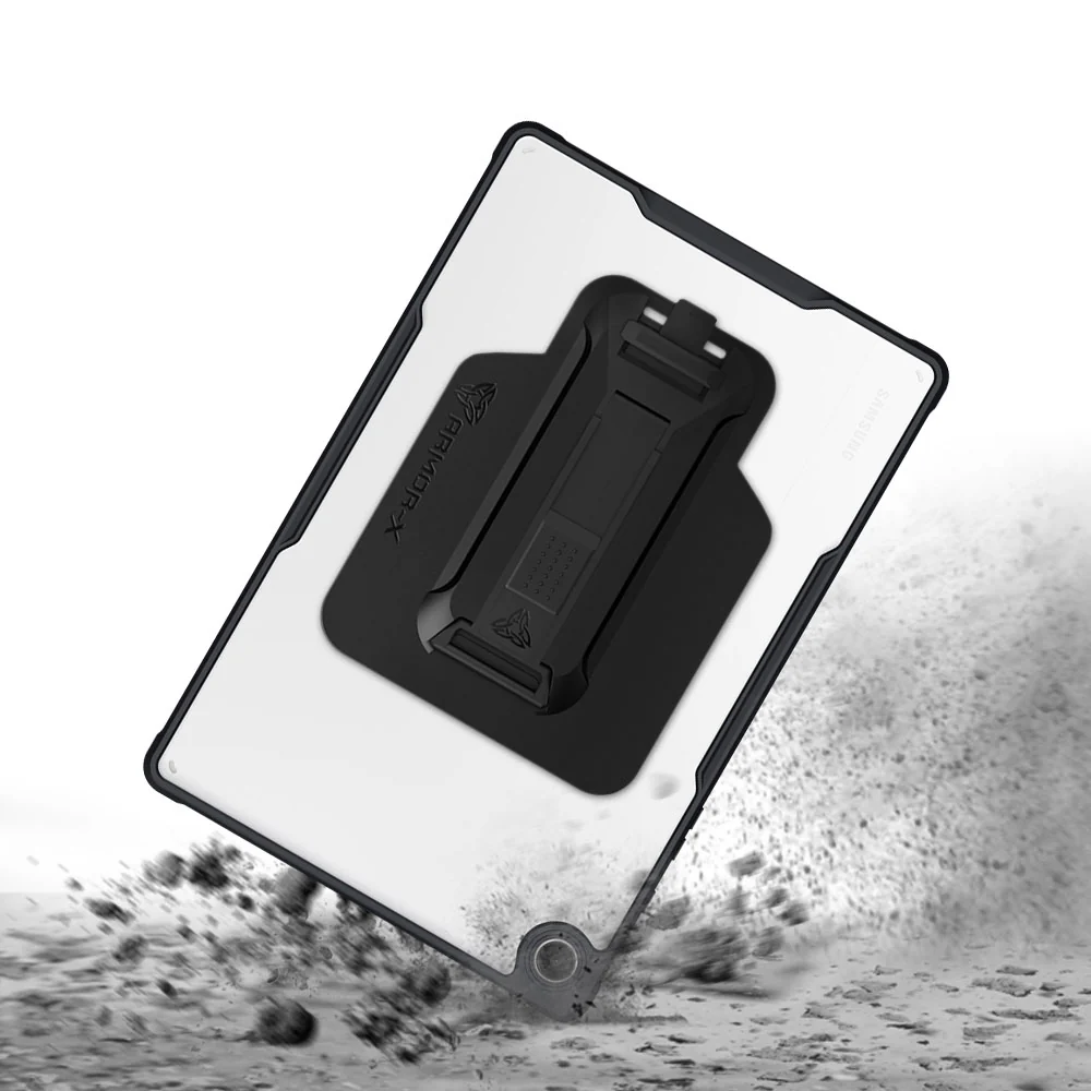 DXS-SS-X210 | Samsung Galaxy Tab A9+ A9 Plus ( 11" ) SM-X210 / SM-X215 / SM-X216 | Ultra slim 4 corner Anti-impact tablet case with hand strap kick-stand & X-Mount - Image 8