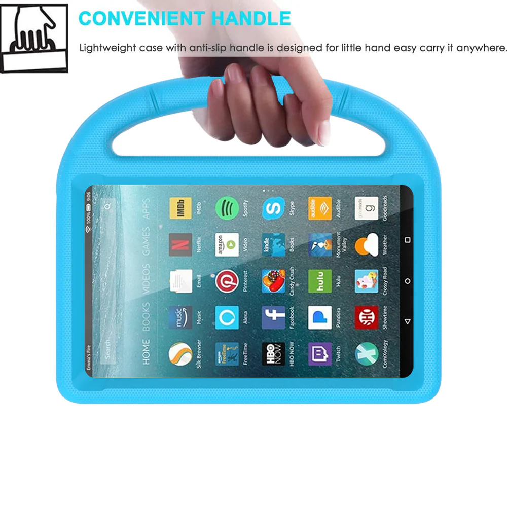 EVN-AZ-FR7 | Amazon Fire 7 2015 / 2017 / 2019 | Durable shockproof protective case w/ handle grip and kick-stand - Image 5