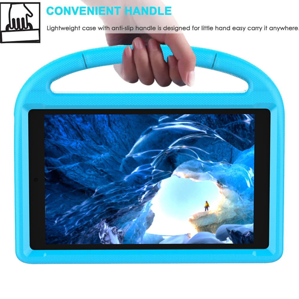 EVN-AZ-FRHD10 | Amazon Fire HD 10 2015 / 2017 / 2019 | Durable shockproof protective case w/ handle grip and kick-stand - Image 6