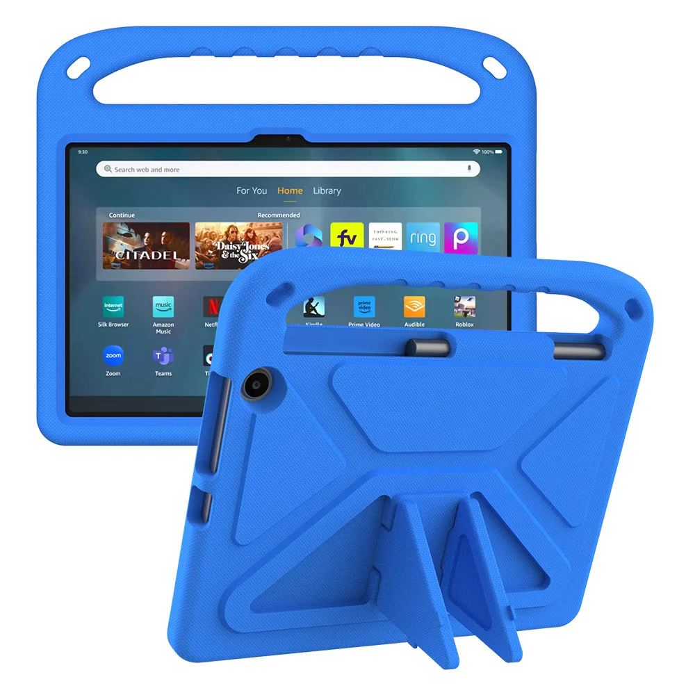 EVN-AZ-FRMX11 | Amazon Fire Max 11 | Durable shockproof protective case w/ handle grip and kick-stand
