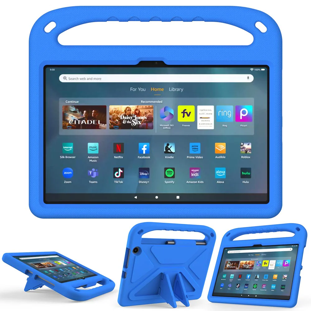 EVN-AZ-FRMX11 | Amazon Fire Max 11 | Durable shockproof protective case w/ handle grip and kick-stand - Image 4